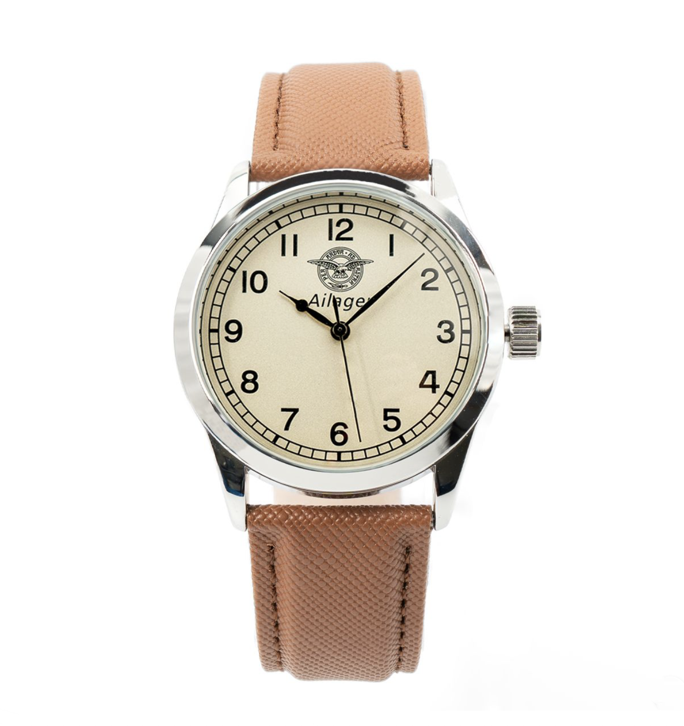 Brittisk RAF-pilotklocka - brunt armband