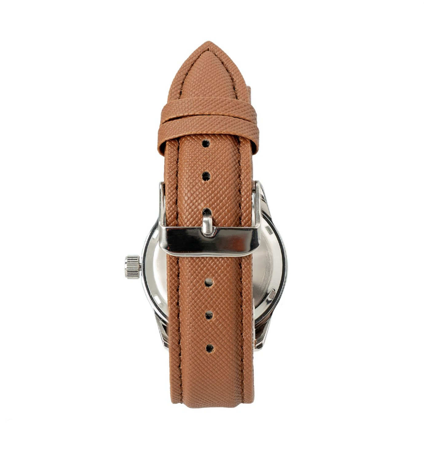 Brittisk RAF-pilotklocka - brunt armband