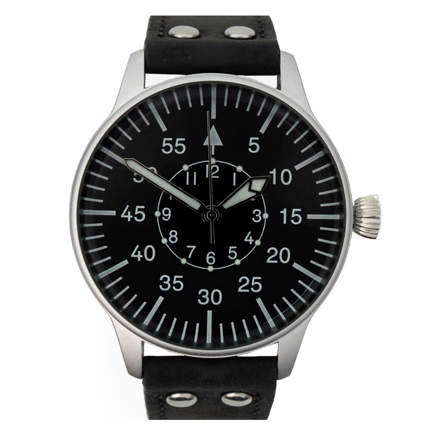 Tyska Luftwaffe Aviator Service The Beobachtungsuhr - Svart