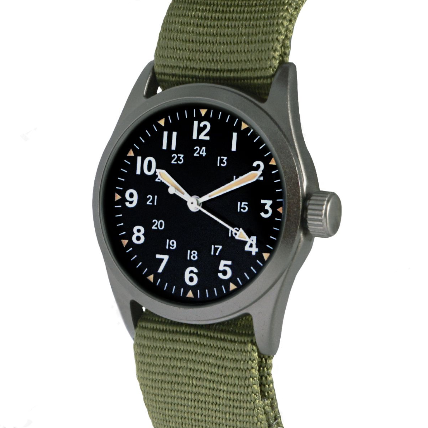 "The Grunt" amerikanskt Vietnamkrigsmönster militärtjänstarmbandsur 