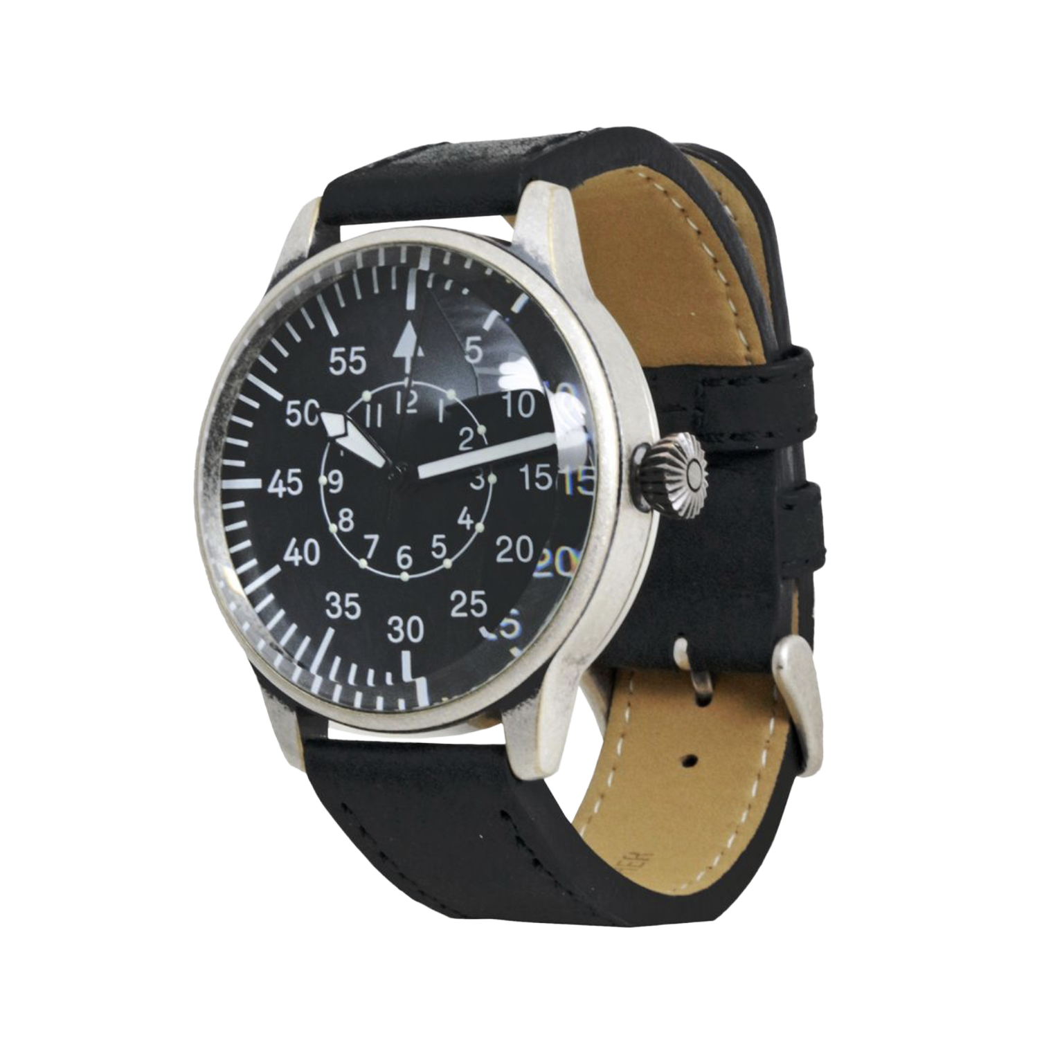 Black Vintage Pilot Watch