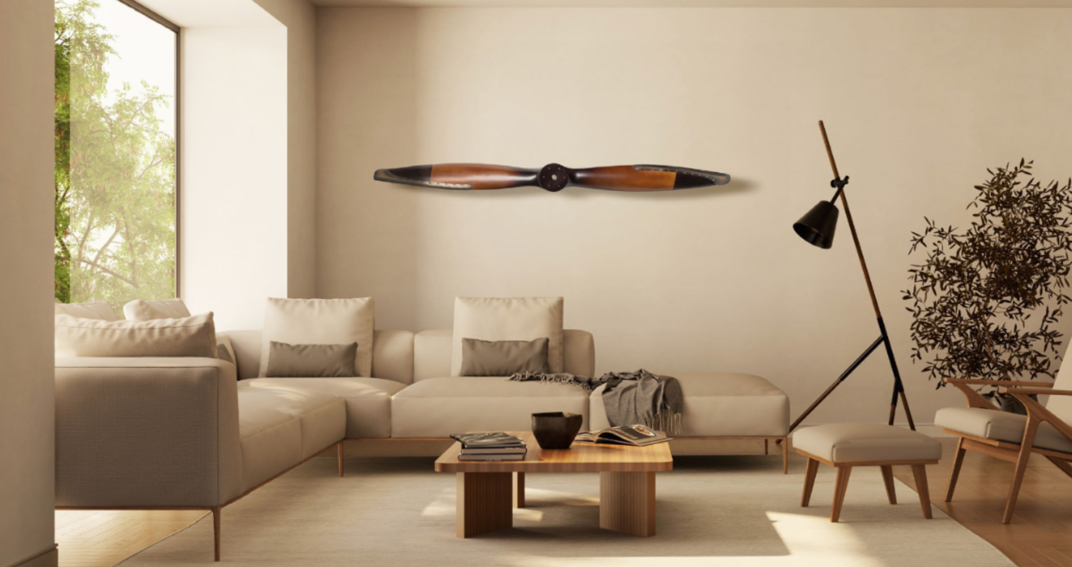 Vintage Flight Svart, Stor